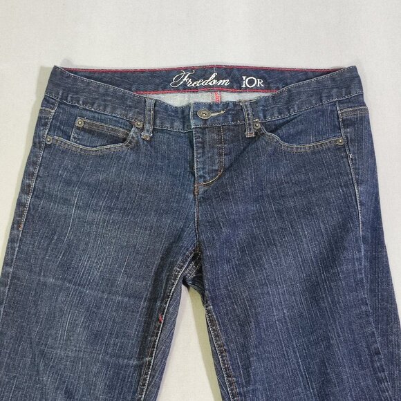 Tommy Hilfiger flare jeans Freedom women's size 10 R ink blue colour lightweight - Picture 2 of 14